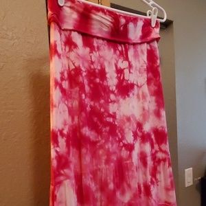 Tie-dyed skirt